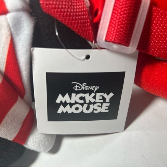 NWT Kids Mickey Mouse Plush Backpack Stuffed Toy Disney Holiday Christmas - Picture 8 of 9